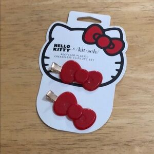 Hello Kitty x Kitsch Red Hair Clips